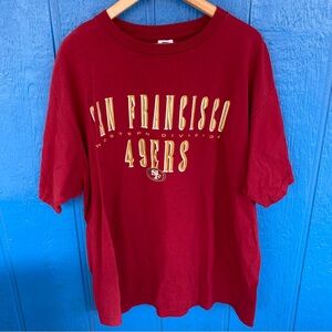 Vintage San Francisco 49ers T-Shirt Men's XL 90’s USA Starter Front Back Graphic